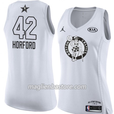 Maglia NBA Boston Celtics Al Horford 42 2018 All-Star Jordan Brand Bianco Swingman - Donne